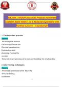 NR 509 &sol; NR509 Advanced Physical Assessment  Midterm Exam Week 1 to 4 Reviewed Questions with  Verified Answers - Chamberlain