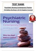 Test Bank For Psychiatric Nursing&colon; Contemporary Practice 7th Edition by Mary Ann Boyd &vert;&vert; All Chapters 1-43&vert;&vert; Latest Edition