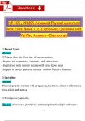 STUDY BUNDLE for NR 509 &sol; NR509 Advanced Physical Assessment Final Exam - Chamberlain 100&percnt; Guarantee Pass Latest &lpar;2025&sol;2026&rpar; GRADED A&plus;