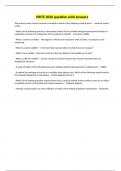 PRITE 2026 question with answers