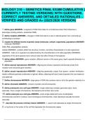BIOLOGY 210 &ndash; GENETICS FINAL EXAM CUMULATIVE &lpar;2 CURRENTLY TESTING VERSIONS&rpar; WITH QUESTIONS&comma; CORRECT ANSWERS&comma; AND DETAILED RATIONALES &ndash; VERIFIED AND GRADED A&plus; &lpar;2025&sol;2026 VERSION&rpar;