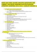 NURS 2092 FINAL EXAMS CONCEPTS QUESTIONS AND CORRECT DETAILED ANSWERS WITH RATIONALES &lpar;VERIFIED ANSWERS&rpar; 2025&sol;2026 &vert; ALREADY GRADED A&plus; 