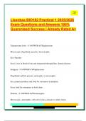 Lisenbee BIO182 Practical 1 2025&sol;2026  Exam Questions and Answers 100&percnt;  Guaranteed Success &vert; Already Rated A&plus; 