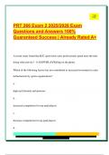 PRT 266 Exam 2 2025&sol;2026 Exam  Questions and Answers 100&percnt;  Guaranteed Success &vert; Already Rated A&plus;
