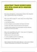 MTA TOWER OPERATOR STUDY GUIDE QUESTIONS WITH VERIFIED ANSWERS