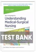 TESTBANK FOR DAVIS ADVANTAGE FOR UNDERSTANDING MEDICAL-SURGICAL NURSING 7TH EDITION 2025 UPDATE&period;