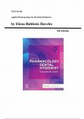 Test Bank for Applied Pharmacology for the Dental Hygienist 9th Edition &lpar;Elena Bablenis Haveles&comma; 2023&rpar;&comma; Chapter 1-22 &vert; All Chapters