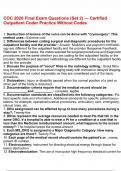 COC 2020 Final Exam Questions &lpar;Set 2&rpar; &mdash; Certified Outpatient Coder Practice Without Codes&period;pdfCOC 2020 Final Exam Questions &lpar;Set 2&rpar; &mdash; Certified Outpatient Coder Practice Without Codes&period;pdf