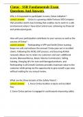 Cintas - SSR Fundamentals Exam Questions And Answers&period;docx