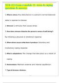 NUR 215 Exam 4 module 11 stress & coping questions & answers