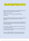 PUBLIC ADJUSTER ILLINOIS EXAM BUNDLE WITH 2 ITEMS QUESTIONS & CORRECT ANSWERS LATEST 2025 