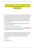 2025 AHA PALS Exam A 2025 &vert; &lpar; QUESTIONS AND WELL  DETAILED ANSWERS&rpar; &vert; ALREADY GRADED A&plus; &vert; LATEST  UPDATE 2025&sol;26 