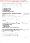 NR 508 Week 6 Assignment Questions and answers EXAM&comma; SOLUTIONS &lpar;MULTIPLE CHOICES&rpar; 100&percnt; correct 2025