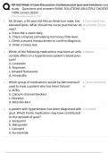 NR 603 Week 3 Case Discussion&colon; Cardiovascular quiz and Solutions case study Questions and answers EXAM&comma; SOLUTIONS &lpar;MULTIPLE CHOICES&rpar; 100&percnt; correct 2025&excl;&excl;