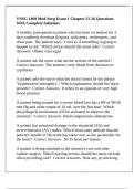 VNSG 1409 Med-Surg Exam 1 Chapter 21-26 Questions With Complete Solutions