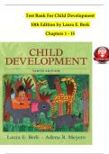 Test Bank For Child Development  10th Edition by Laura E&period; Berk Chapters 1 - 15
