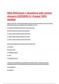 NSG 5442 Exam 1 Questions with correct Answers 2025&sol;2026 A&plus; Graded 100&percnt; Verified
