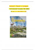 Solution Manual for Environmental Economics&colon;An Introduction 8th Edition by Barry C&period; C&period; Field&comma; Martha K Field&comma;ISBN&colon; 9781260243062 Chapter 1-21 Fully Covered &vert;&vert;NEWEST VERSION&vert;&vert;&period;