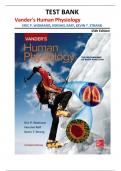 Test Bank for Vander&rsquo;s Human Physiology &lpar;15th Edition&rpar; by Eric P&period; Widmaier&comma; Hershel Raff&comma; and Kevin T&period; Strang &vert;all chapters&vert;