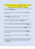 2025 CEP Mid-Term UPDATED KEY EXAM  Questions And CORRECT Answers