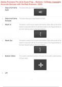 Adobe Premiere Pro ACA Exam Prep &ndash; Buttons &sol; Q-Bank &sol; Complete Accurate Quizzes with Verified Answers &sol; 2025&period;