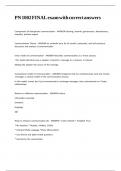 PN 1002 FINAL exam with correct answers