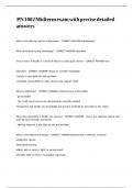 PN 1002 Midterm exam with precise detailed answers