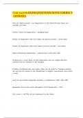 CCRP AACVPR EXAM QUESTIONS WITH CORRECT ANSWERS 