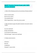 NAHP Practice Dental Exam with 100- correct answers