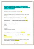 ALF CORE TRAINING EXAM VERSION 1 QUESTIONS AND CORRECT ANSWERS &lpar;VERIFIED ANSWERS&rpar; &vert; LATEST EDITION &lpar;2025&rpar; &vert; JUST RELEASED&excl;