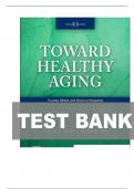 TEST BANK FOR Toward Healthy Aging&colon; Human Needs and Nursing Response 11th Edition by Theris A&period; Touhy&comma; Kathleen F Jett ISBN&colon; 978-0323809887 COMPLETE GUIDE ALL CHAPTERS COVERED 100&percnt; VERIFIED A&plus; GRADE ASSURED&excl;&excl;&excl;&excl;&excl;NEW LATEST UPDATE&excl;&excl;&excl;&excl;