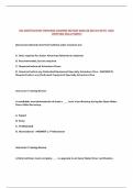 SSI INSTRUCTOR TRAINING COURSE REVIEW 2025-26 SSI ITC WITH 100&percnt; VERIFIED SOLUTIONS&excl;&excl;