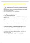 PhysioEx 8 - Chemical and Physical Processes of Digestion Exam Questions and Answers Already Passed 
