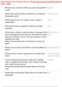 Smartsheet Core Product Exam &sol; Actual Questions & Verified Answers&comma; 2025 &sol; 2026&period;