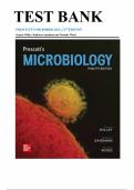 Test Bank for Prescott&rsquo;s Microbiology &ndash; 12th Edition &lpar;Willey&comma; Sandman & Wood&rpar; &vert; Microbiology Exam Prep 2025&sol;2026