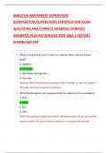 ASBESTOS ABATEMENT SUPERVISOR  &lpar;CONTRACTOR&sol;SUPERVISOR&rpar; CERTIFICATION EXAM  QUESTIONS AND CORRECT ANSWERS &lpar;VERIFIED  ANSWERS&rpar; PLUS RATIONALES 2025 Q&A &vert; INSTANT  DOWNLOAD PDF