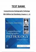 Test Bank for Comprehensive Radiographic Pathology 8th Edition &lpar;Eisenberg&comma; 2024&rpar;&comma; Chapter 1-12 &vert; All Chapters