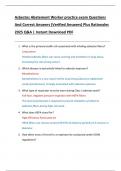 Asbestos Abatement Worker practice exam Questions  And Correct Answers &lpar;Verified Answers&rpar; Plus Rationales  2025 Q&A &vert; Instant Download PDF