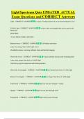 Spectrum  Bundled Exam Questions WITH  CORRECT Answers