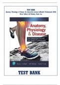 TEST BANK FOR ANATOMY AND PHYSIOLOGY ALL CHAPTERS COVERED &vert; COMPLETE GUIDE WITH RATIONALES&vert; REVISED EDITION