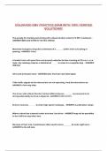 COLORADO DMV PRACTICE EXAM WITH 100&percnt; VERIFIED SOLUTIONS&excl;&excl;