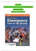 TEST BANK For Nancy Caroline&rsquo;s Emergency Care in the Streets&comma; 8th Edition by Nancy Caroline&comma; Verified Chapters 1 - 53&comma; Complete Newest Version