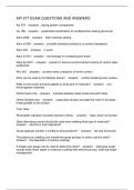 API 577 EXAM QUESTIONS AND ANSWERS