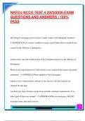 NAFCU NCCO EXAM PACKAGE DEAL QUESTIONS AND VERIFIED DETAILED ANSWERS &vert; 100&percnt; GUARANTEED PASS &vert; ALREADY GRADED A&plus;