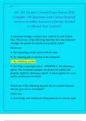 AIC 301 Version 1 Actual Exam Newest 2025  Complete 150 Questions And Correct Detailed  Answers &lpar;verified Answers&rpar; &vert;&vert;Already Graded  A&plus;&vert;&vert;Brand New Version&excl;&excl;