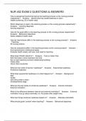NUR 452 EXAM 2 QUESTIONS & ANSWERS