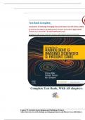 Test Bank Complete&lowbar; Introduction to Radiologic & Imaging Sciences & Patient Care 8th Edition&comma; &lpar;2023&rpar; By Arlene M&period; Adler&comma; Richard R&period; Carlton & Kori L&period; Stewart&vert; All Chapters 1-26&vert; 4 Units&vert; Latest With Answers And Detailed Explanation&vert; Graded A&plus;