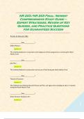 NR 203&sol;NR 203 Final&colon; Newest Comprehensive Study Guide &ndash; Expert Strategies&comma; Review of Key Quizzes&comma; and Practice Questions for Guaranteed Success 