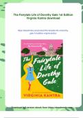 The Fairytale Life of Dorothy Gale 1st Edition Virginia Kantra - Digital Download