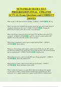 NCTI FIELD TECH 2 TO 3  PROGRESSION FINAL  UPDATED  ACTUAL Exam Questions and CORRECT  Answers 